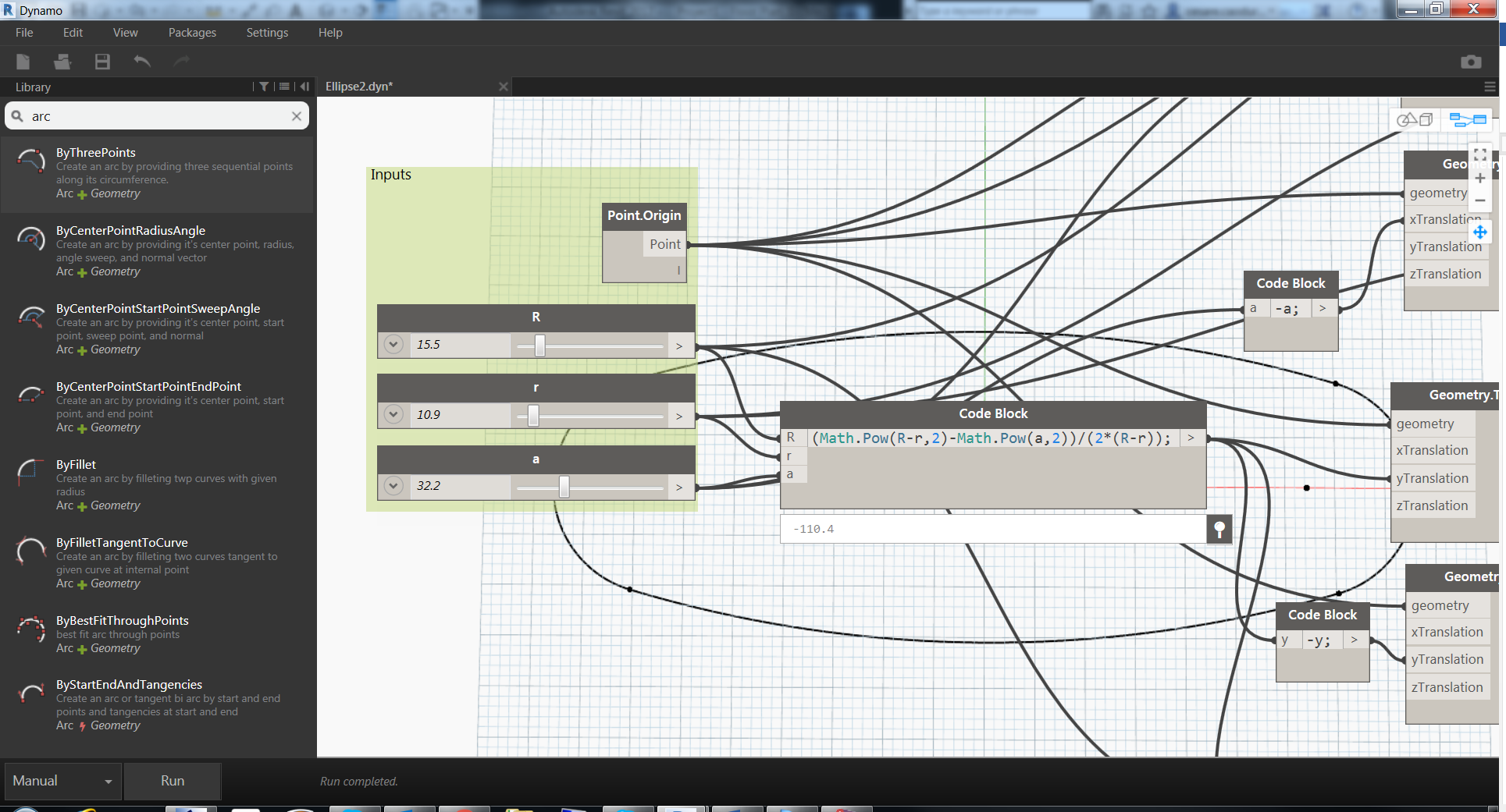 1.4 Final section · Dynamo Tutorials